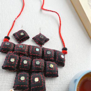 Fabric Jewellery Set