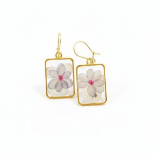 Flower Preserved Earrings