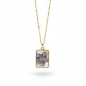 Flower Preserved Pendant